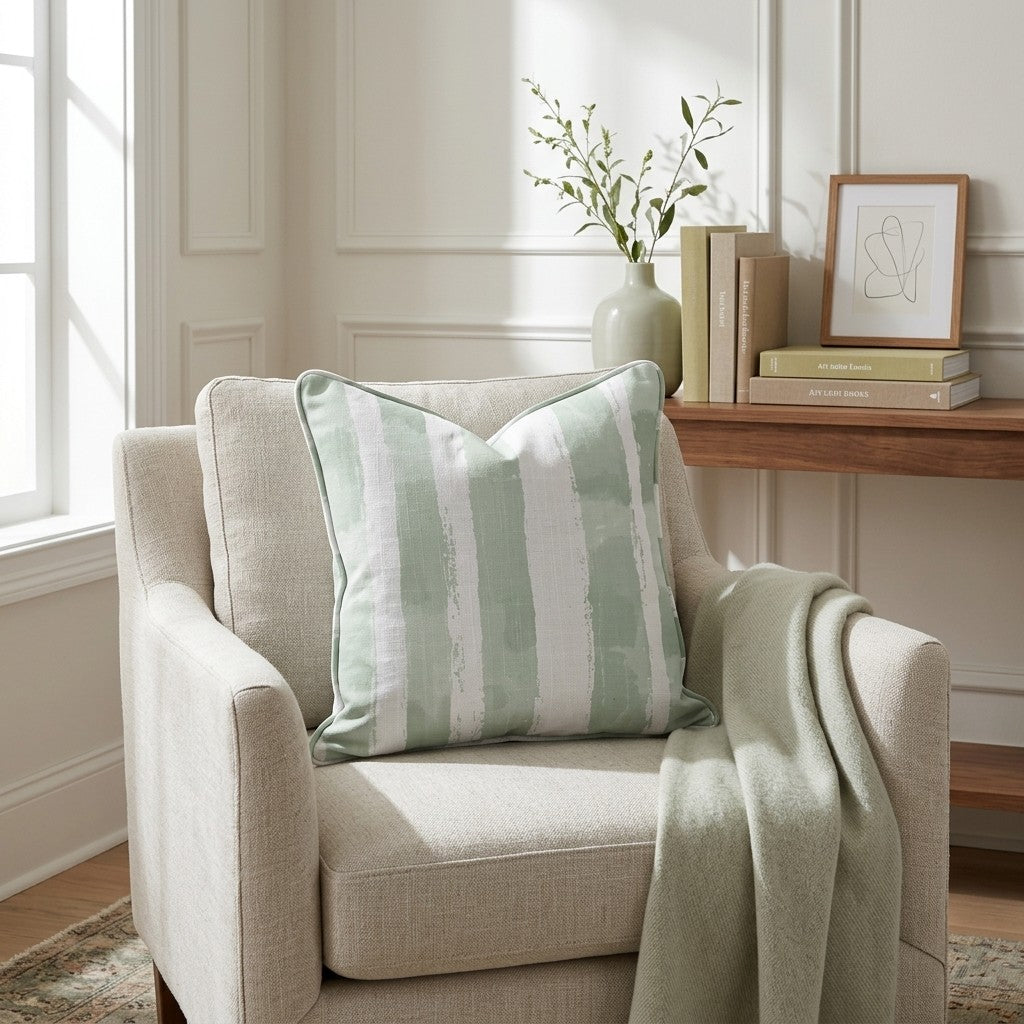 Abigail Throw Pillow - Chair (paneled room)