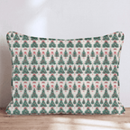 12 Trees of Christmas Throw Pillow throw pillow - Hillcroft Home