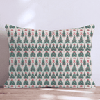12 Trees of Christmas Throw Pillow throw pillow - Hillcroft Home