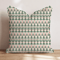12 Trees of Christmas Throw Pillow throw pillow - Hillcroft Home
