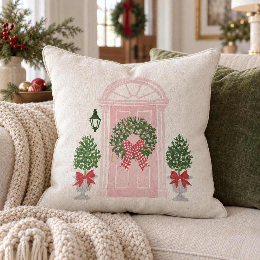Open House Throw Pillow – Christmas lifestyle | hh:lifestyle:xmas-2026