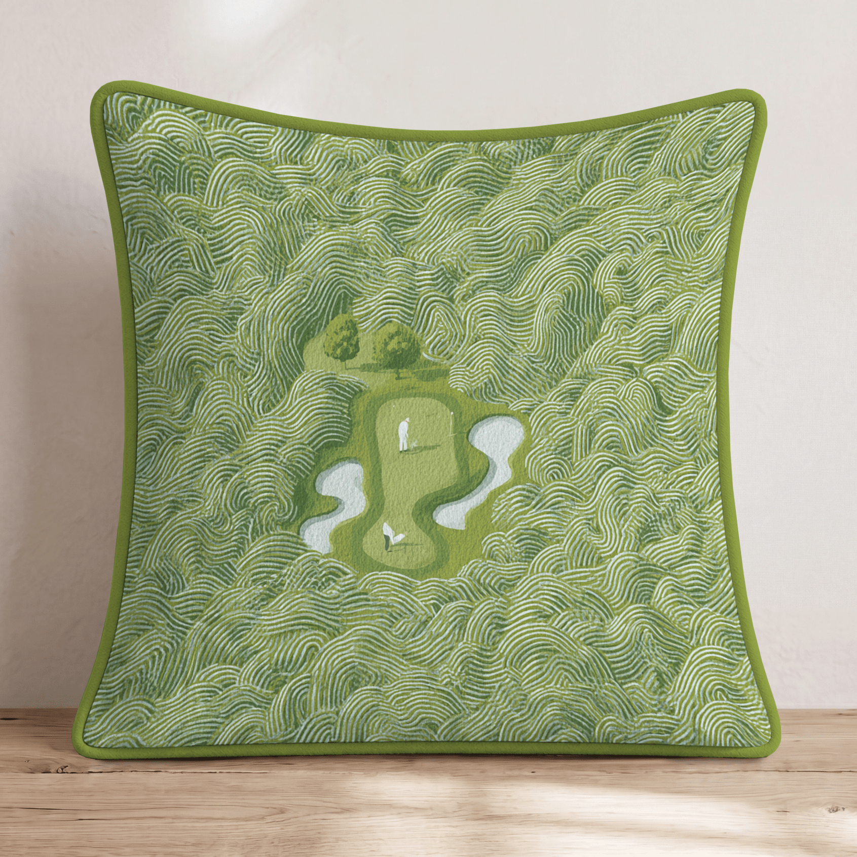 18th Hole-in-One Throw Pillow - Hillcroft Home