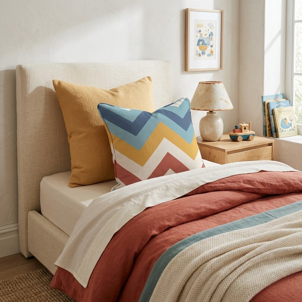 Peak Four Throw Pillow - Bedroom