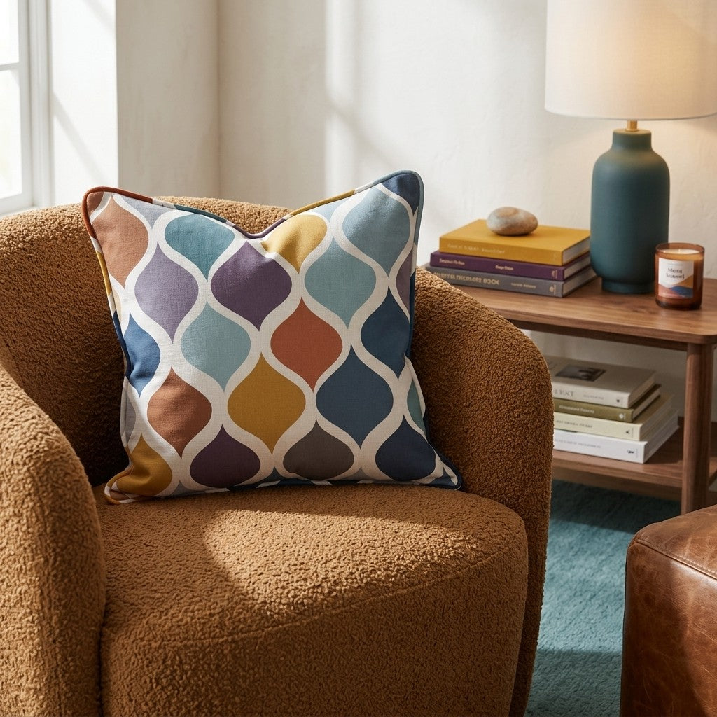 Camden Ravine Three Throw Pillow - Chair