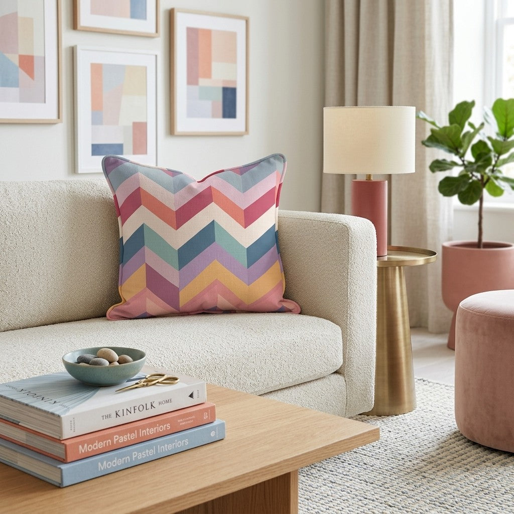 Peak Three Throw Pillow - Sofa