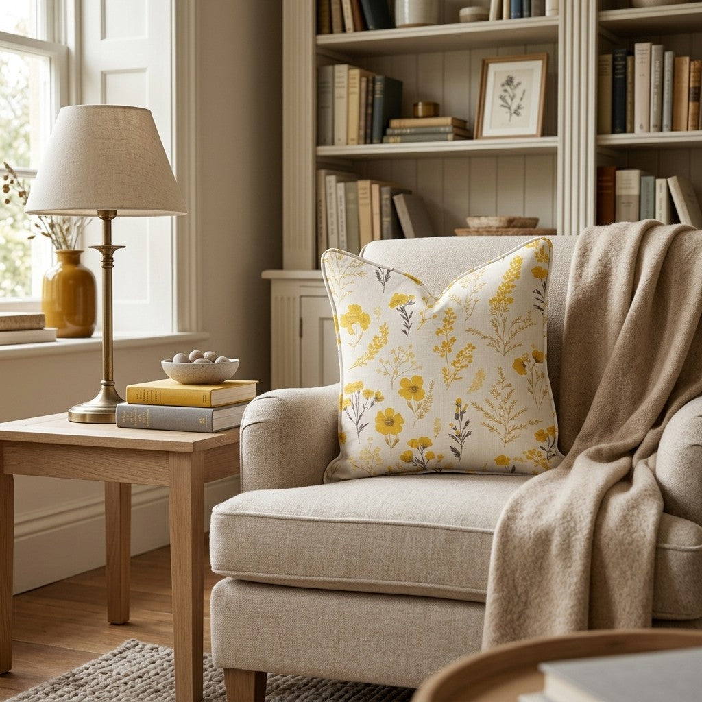 Cresswell Copse Three Throw Pillow - Chair