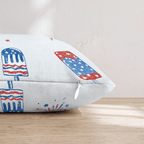 4th Of July Popsicles Throw Pillow - Hillcroft Home
