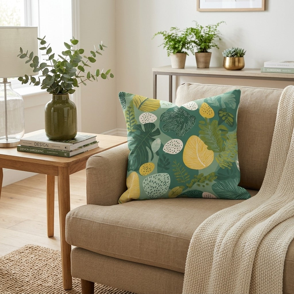Umber Pond Three Throw Pillow - Sofa