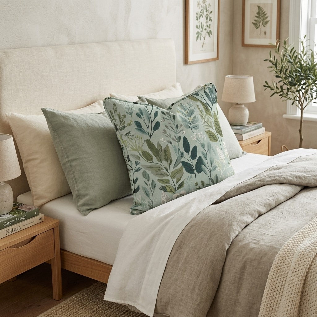 Wicker Harbor Throw Pillow - Bedroom