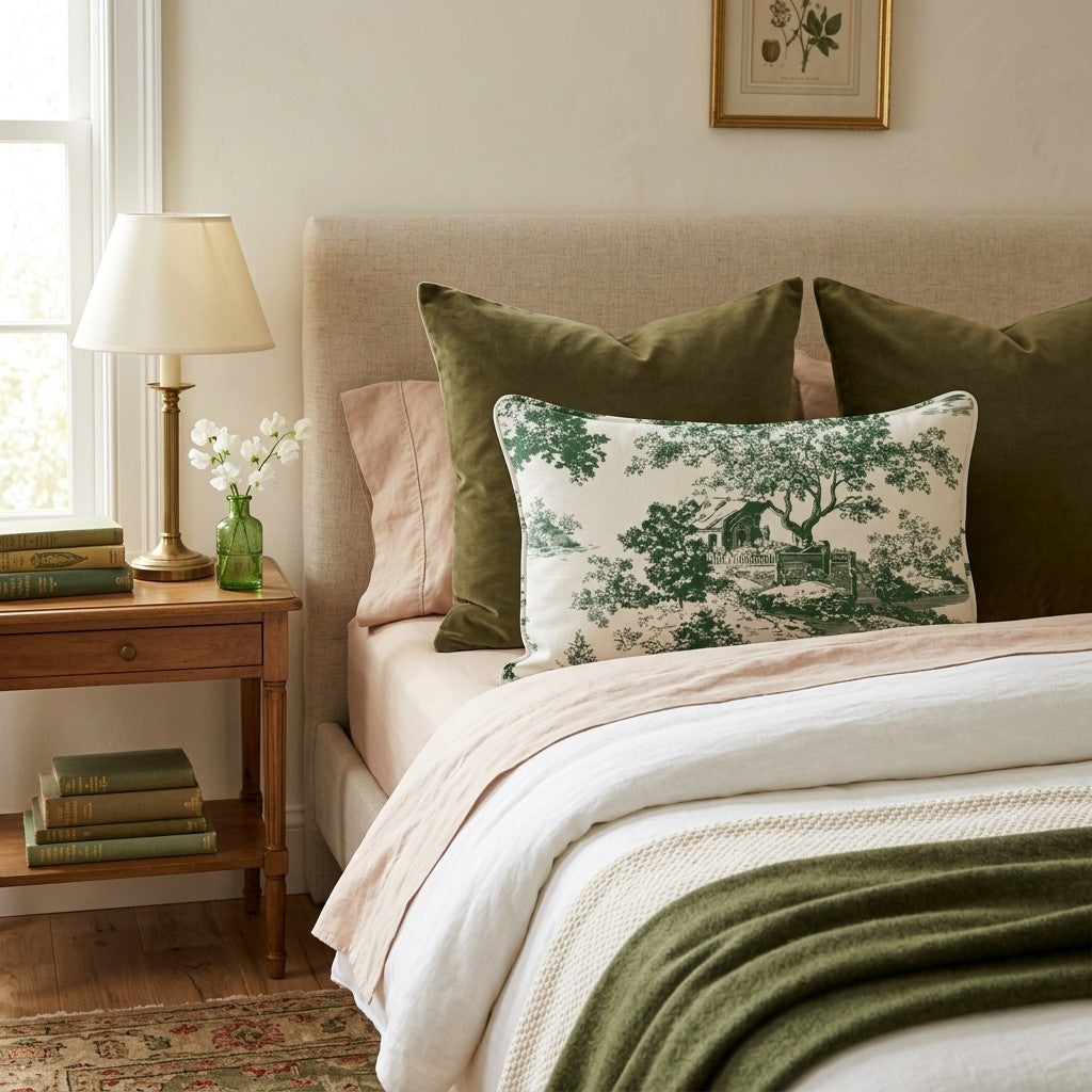 Hadley Meadow Three Throw Pillow - Bedroom