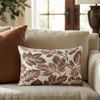 Drifting Autumn Leaves Throw Pillow