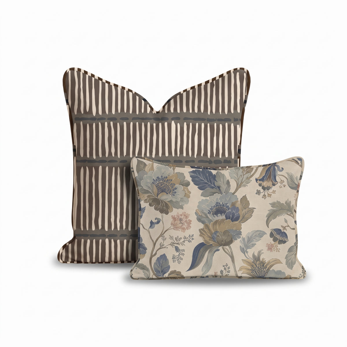 Floral & Vine Duo Throw Pillow Bundle