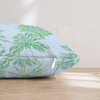Coastal Palms Throw Pillow — Pillow Edge Zipper