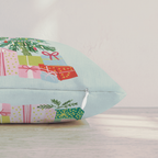 Spaniel Gift Surprise Throw Pillow — Pillow Edge Zipper | hh:zipper:colorfix-20261006
