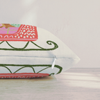 Dachshund Gift Sleigh Throw Pillow — Pillow Edge Zipper | hh:zipper:colorfix-20261006