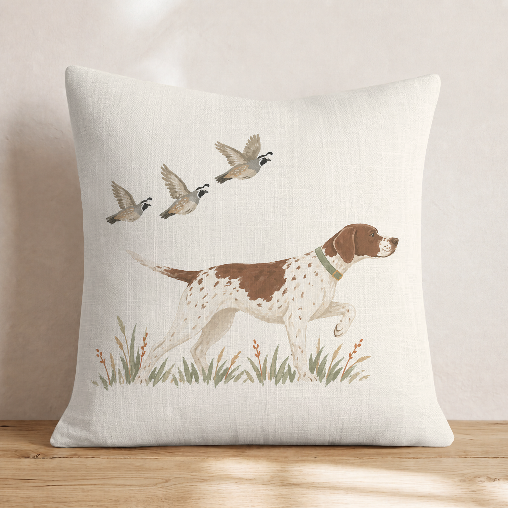 Pointer Weekend Throw Pillow — Knife Edge