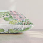 Paris in Spring Throw Pillow — Pillow Edge Zipper | hh:zipper:colorfix-20261006