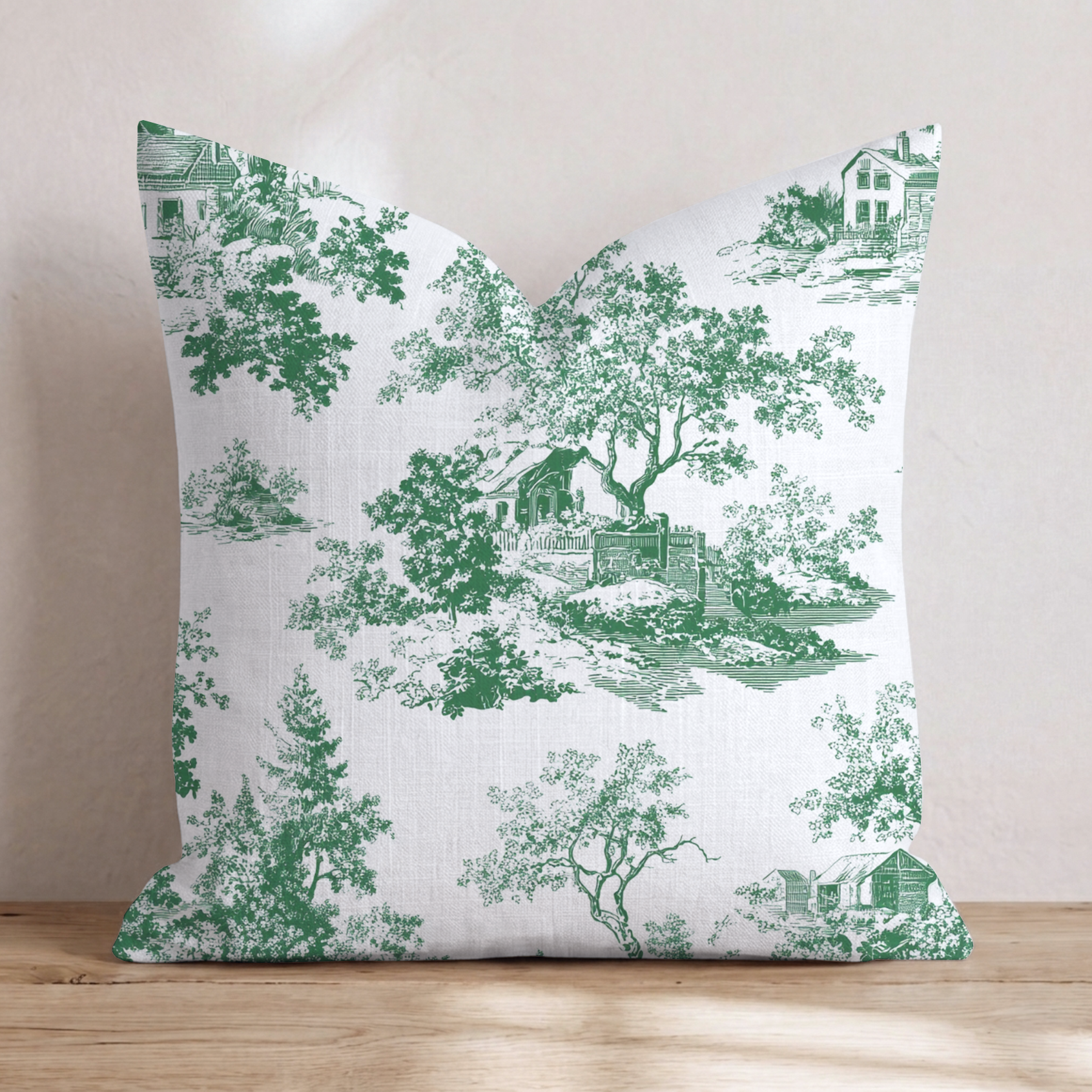 Hadley Meadow Three Throw Pillow — Chopped 24x24 Knife Edge