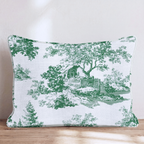 Hadley Meadow Three Throw Pillow — Lumbar 14x20 Piping