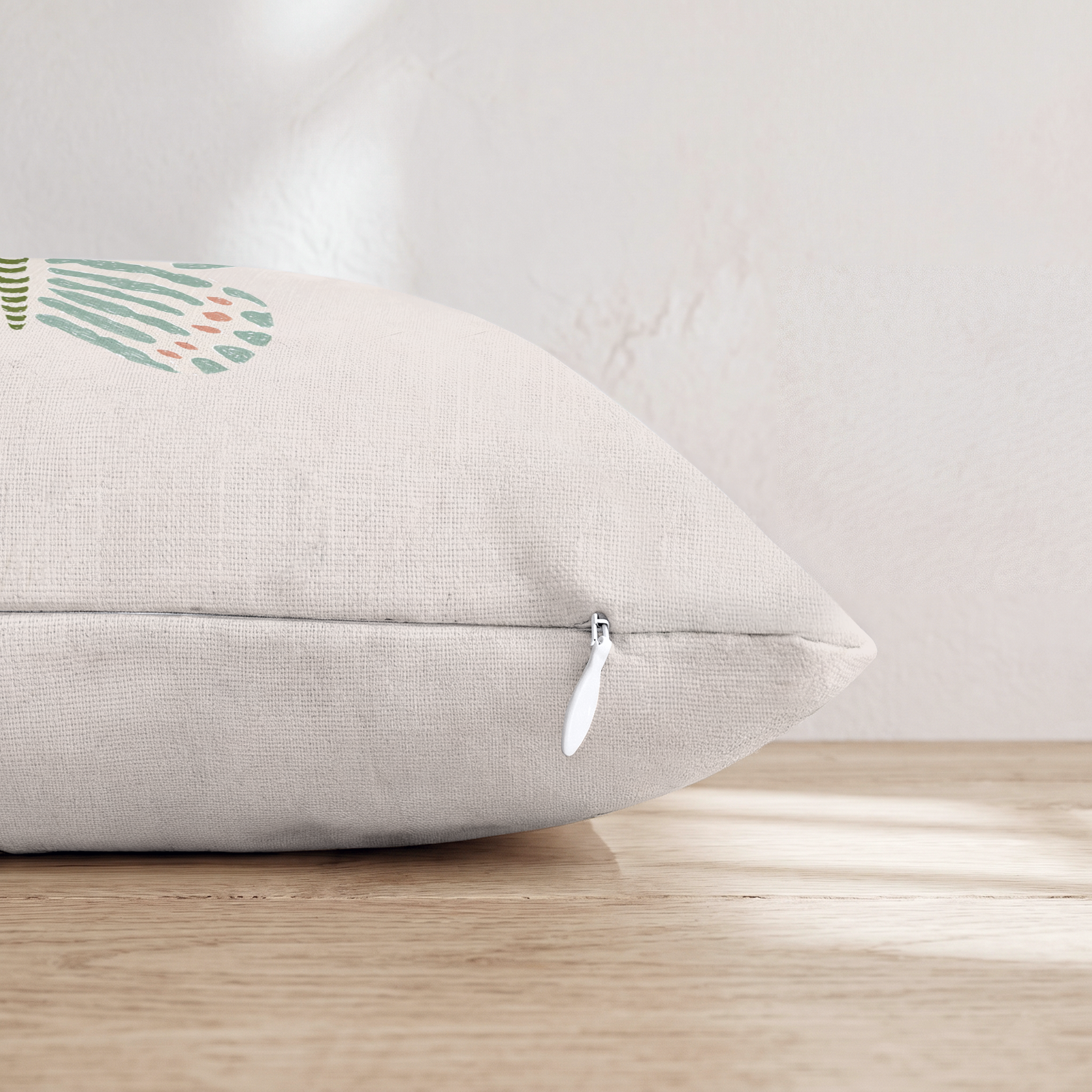 Delicate Wings Throw Pillow — Pillow Edge Zipper
