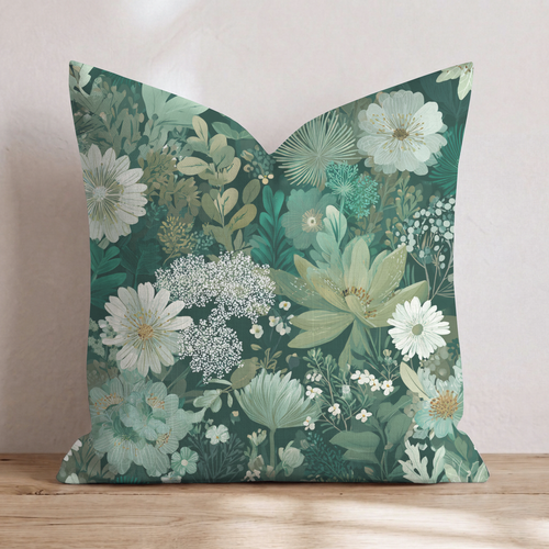 Camden Orchard One Throw Pillow — Chopped 24x24 Knife Edge