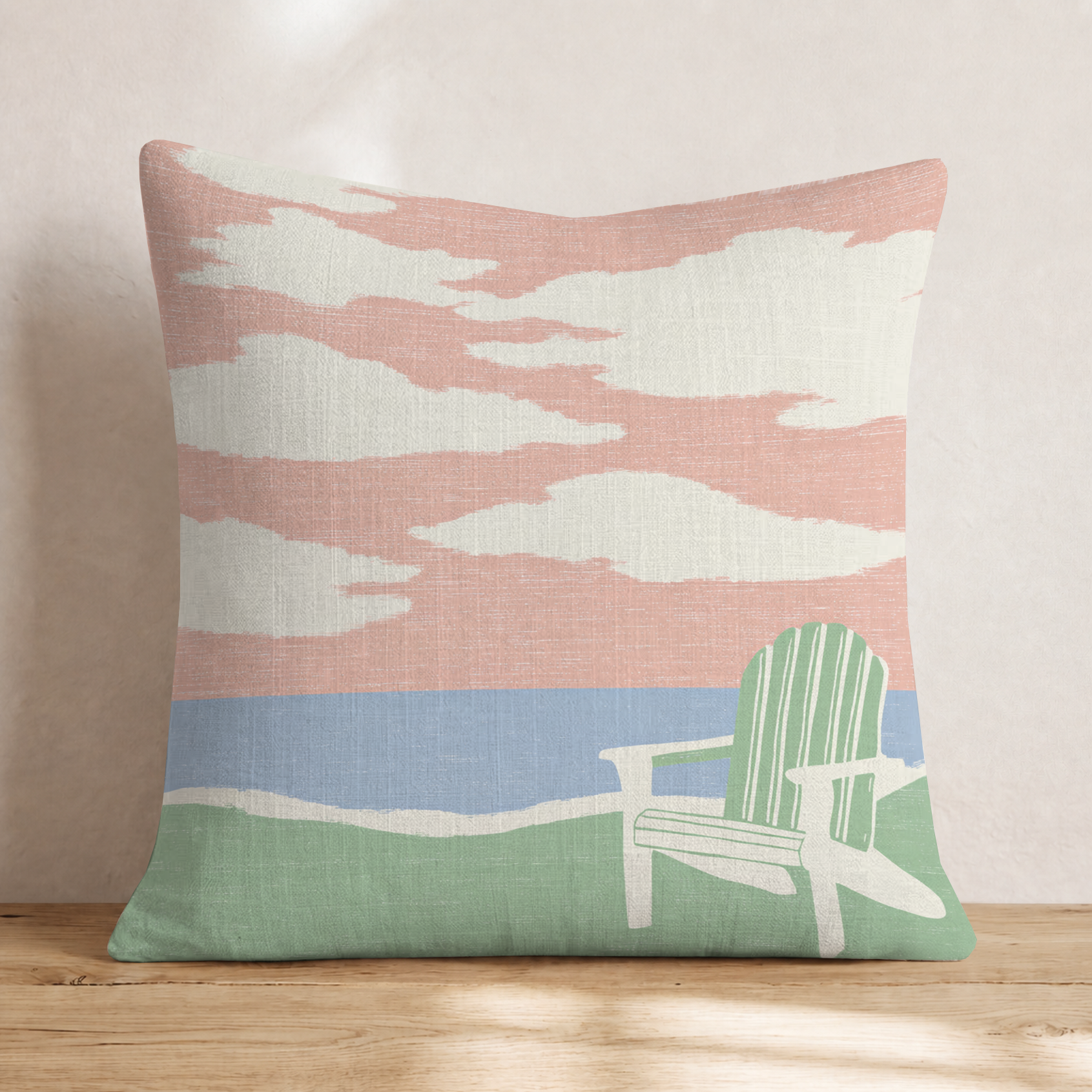 Morning Routine Throw Pillow — Knife Edge