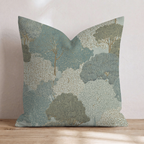 Vintage Botanics Throw Pillow — Chopped 24x24 Knife Edge