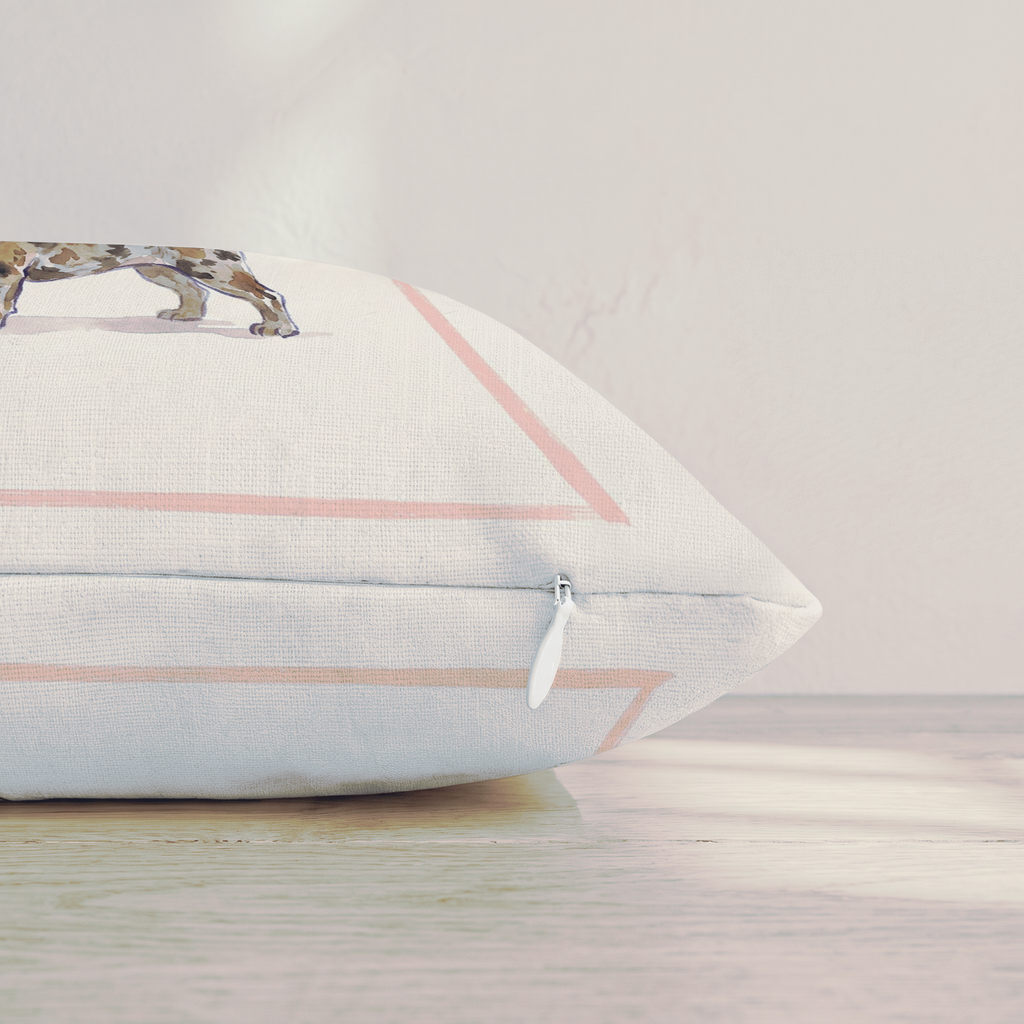 Aperol French Bulldog Throw Pillow — Pillow Edge Zipper | hh:zipper:colorfix-20261006