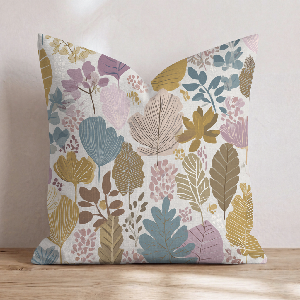 Oakmont Flats One Throw Pillow — Chopped 24x24 Knife Edge