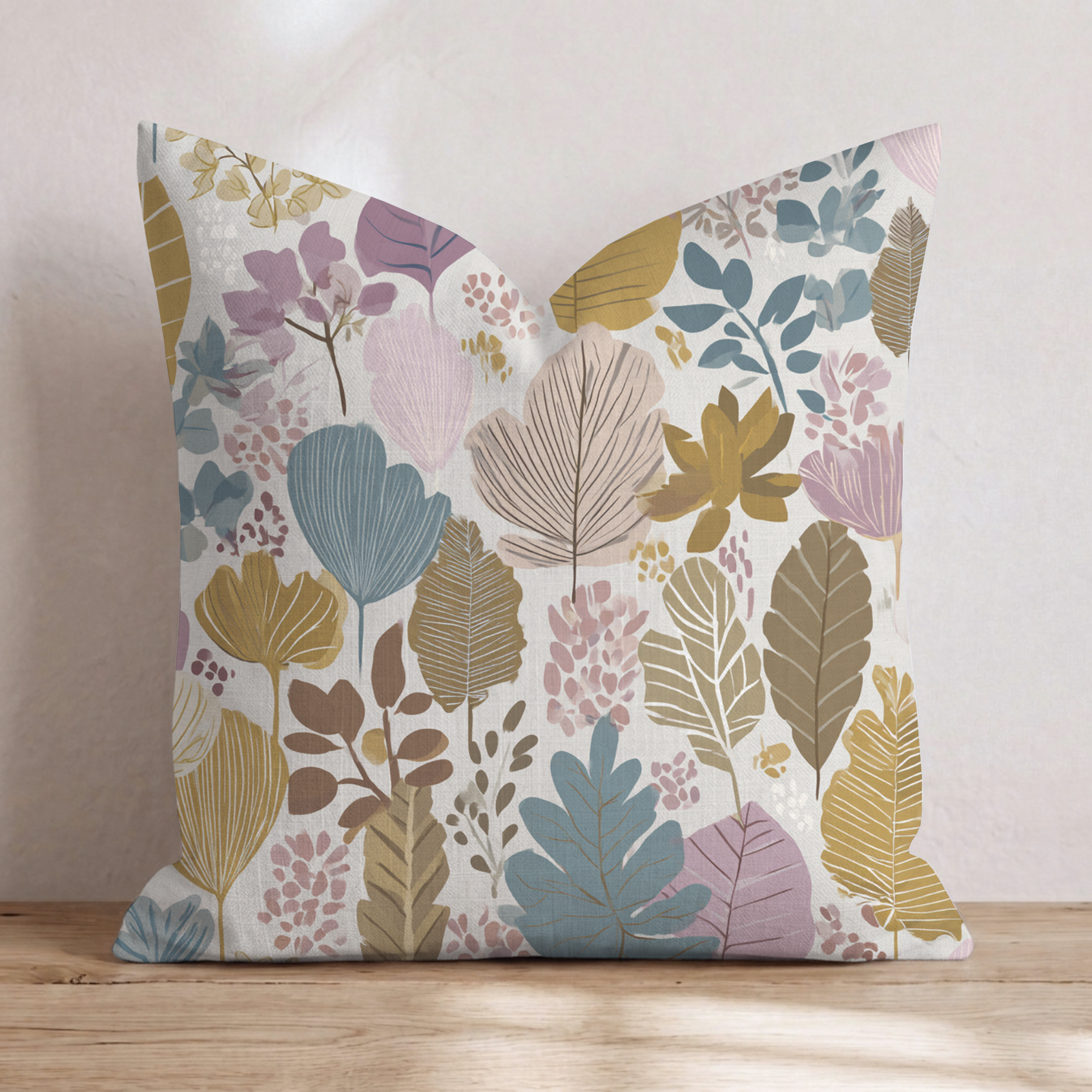Oakmont Flats One Throw Pillow — Chopped 24x24 Knife Edge