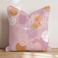 Mercer Trace Three Throw Pillow — Chopped 24x24 Piping