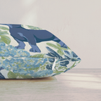 Dachshund in the Flowers Throw Pillow — Pillow Edge Zipper | hh:zipper:colorfix-20261006