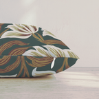 Evening Lily Throw Pillow — Pillow Edge Zipper | hh:zipper:colorfix-20261006