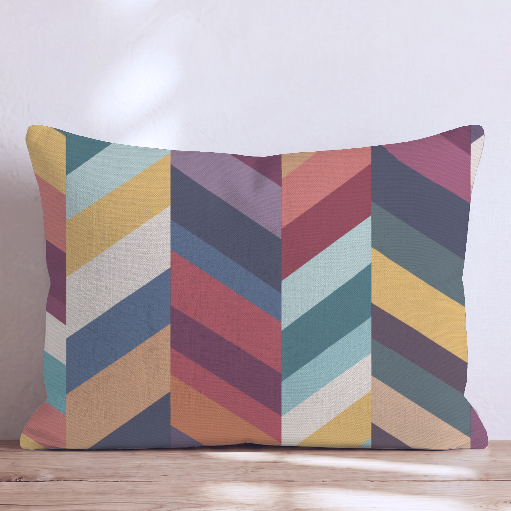 Peak Two Throw Pillow — Lumbar 14x20 Knife Edge