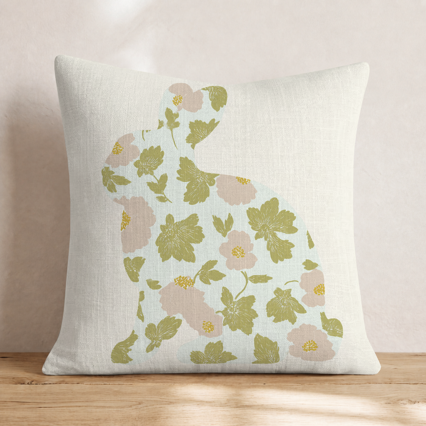Easter Friend Throw Pillow — Knife Edge
