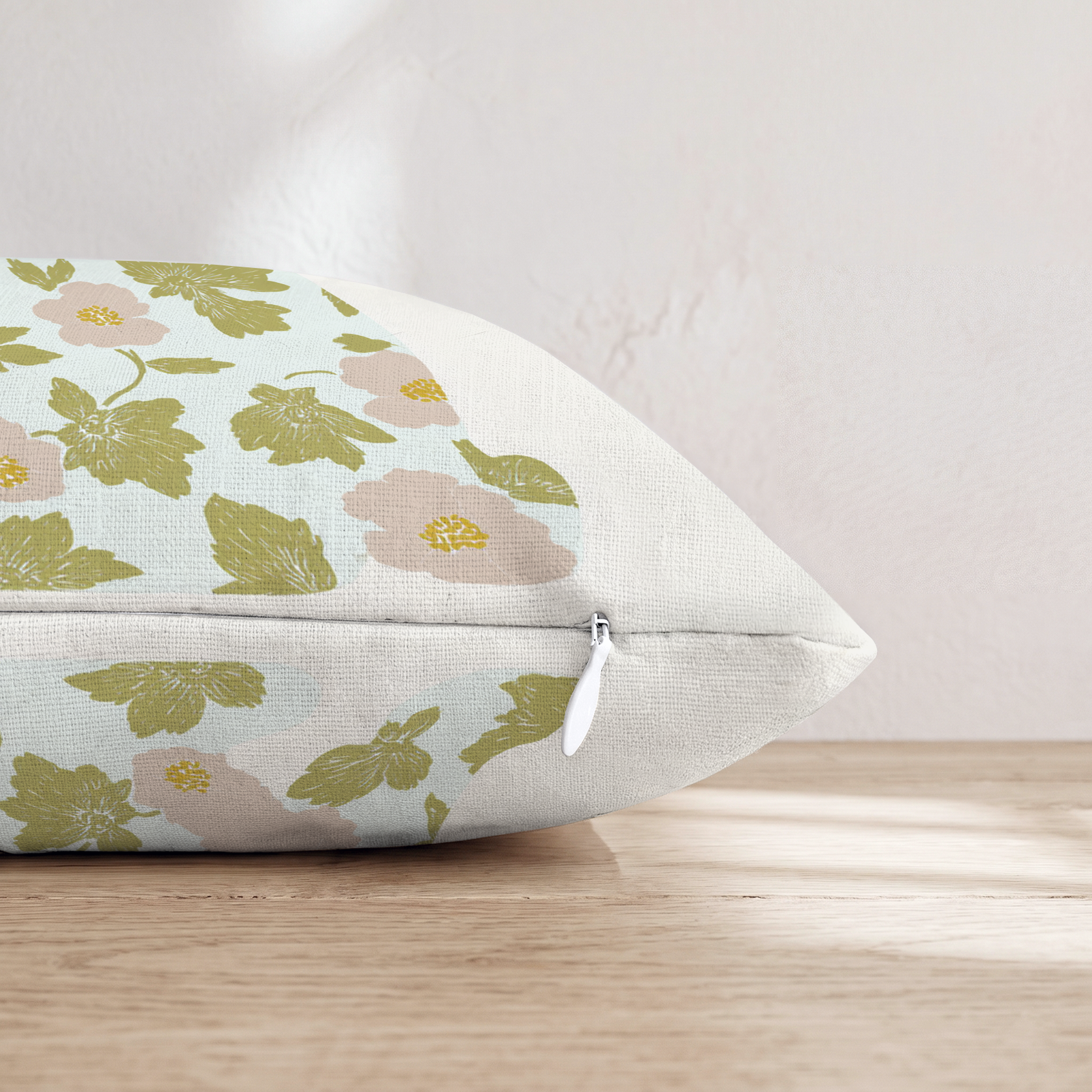 Easter Friend Throw Pillow — Pillow Edge Zipper