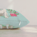 Bandana French Bulldog Gift Throw Pillow — Pillow Edge Zipper | hh:zipper:colorfix-20261006