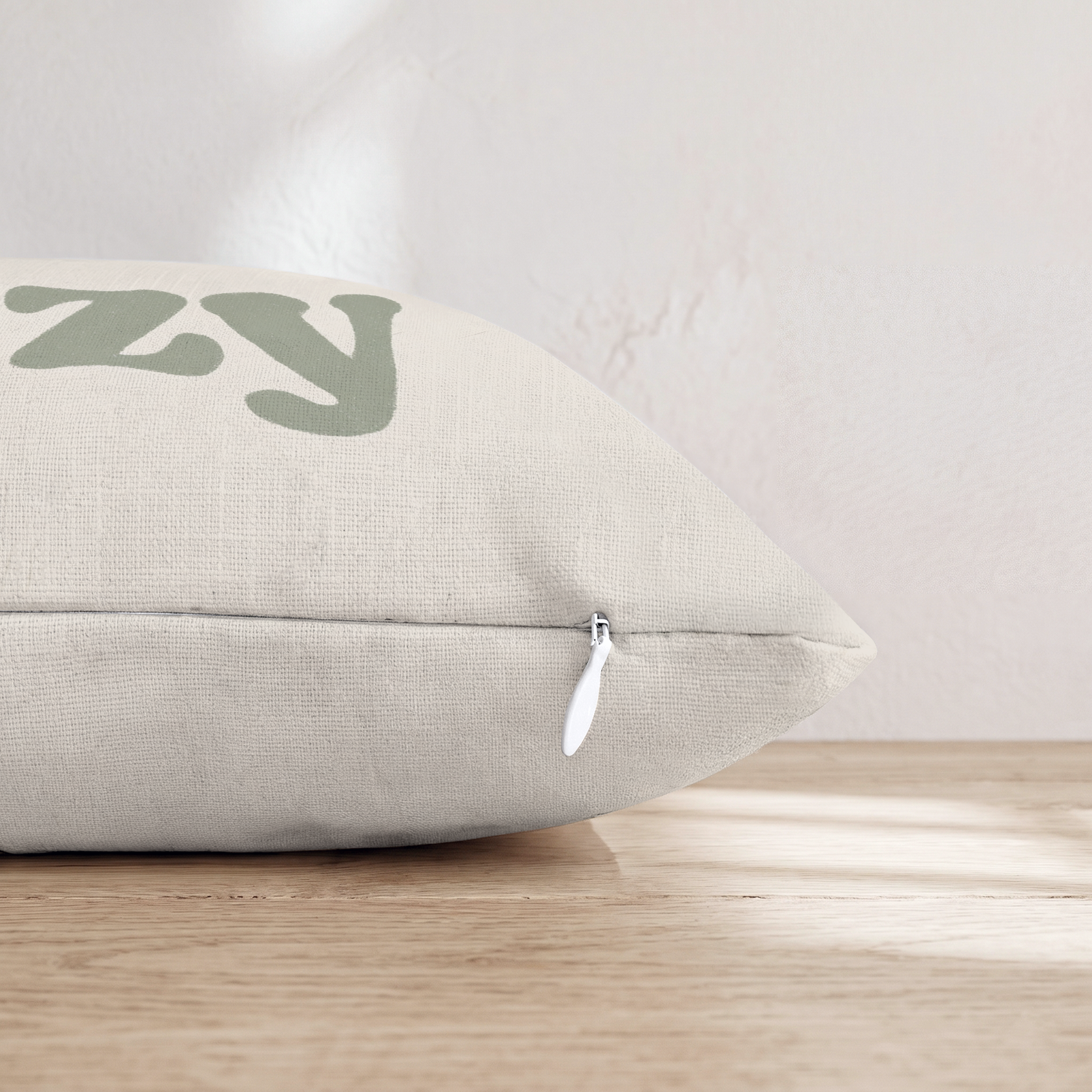 Stay Cozy Throw Pillow — Pillow Edge Zipper