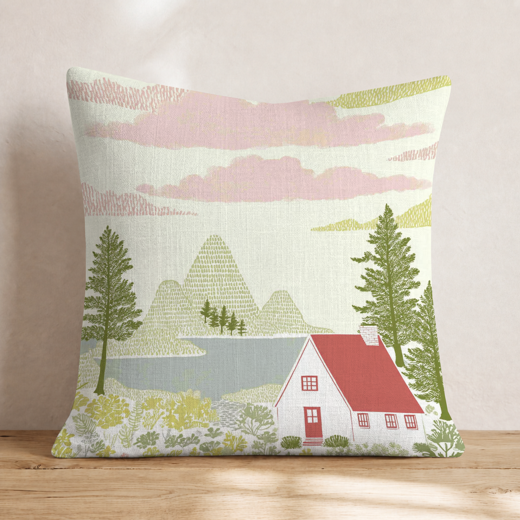 Lake Haven Throw Pillow — Knife Edge