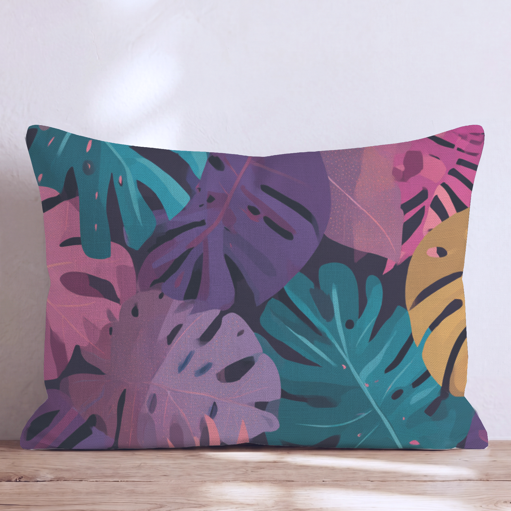 Clementine Two Throw Pillow — Lumbar 14x20 Knife Edge