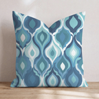Stonebrook Shoal Four Throw Pillow — Chopped 24x24 Knife Edge