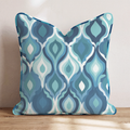 Stonebrook Shoal Four Throw Pillow — Chopped 24x24 Piping