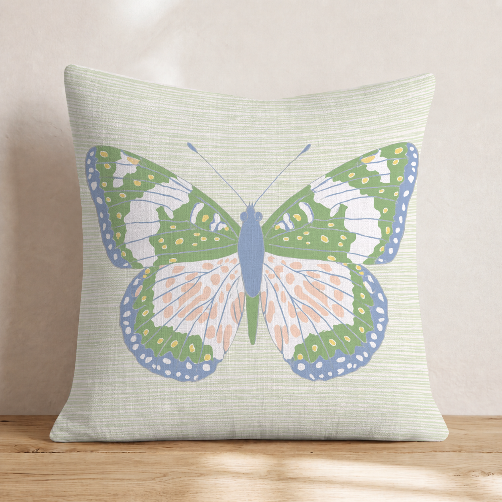 Butterfly Fly Throw Pillow — Knife Edge