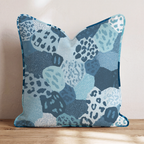 Underhill Pond One Throw Pillow — Chopped 24x24 Piping