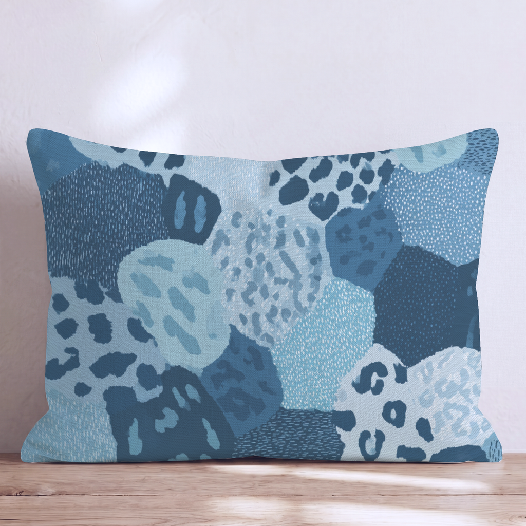 Underhill Pond One Throw Pillow — Lumbar 14x20 Knife Edge