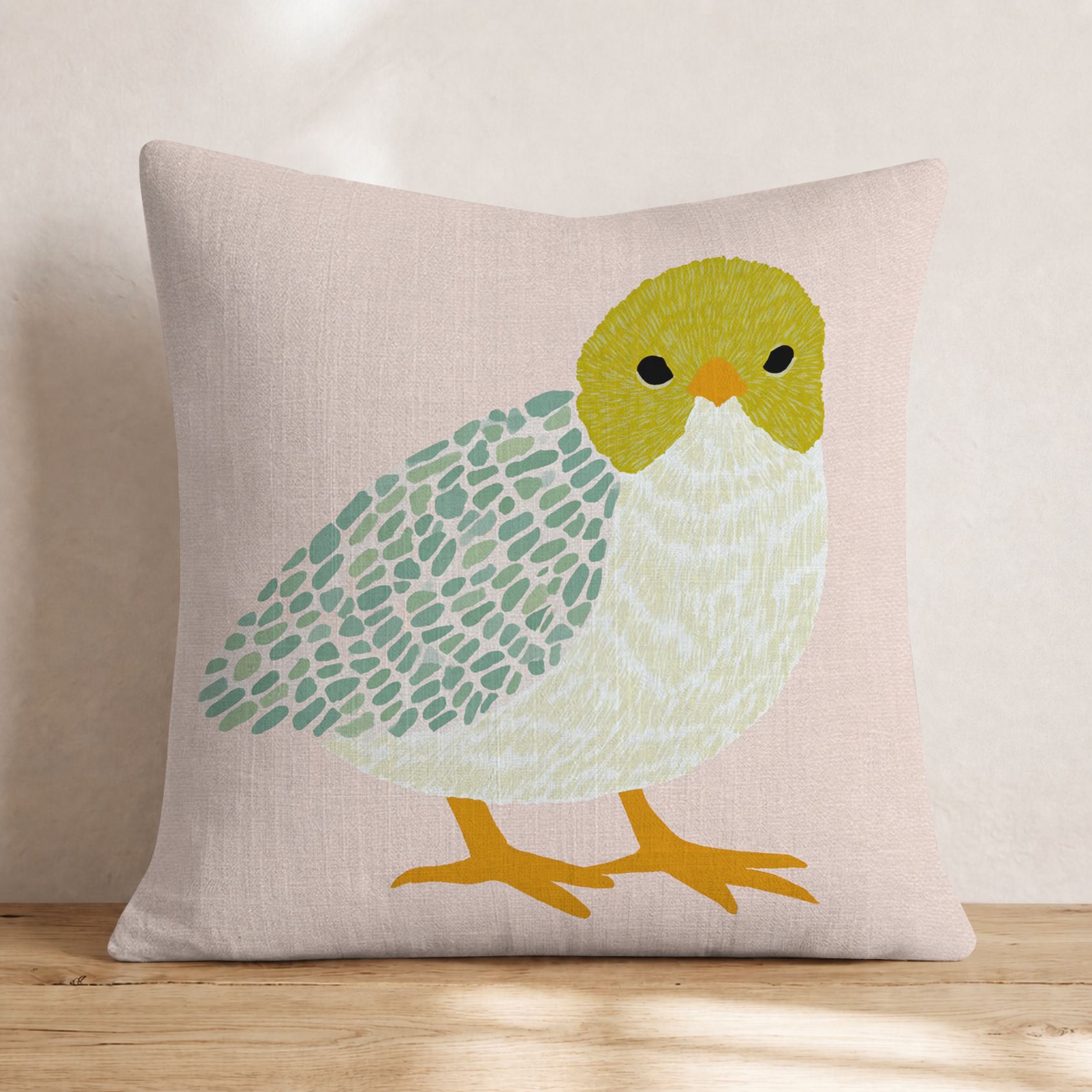 Easter Chick Throw Pillow — Knife Edge