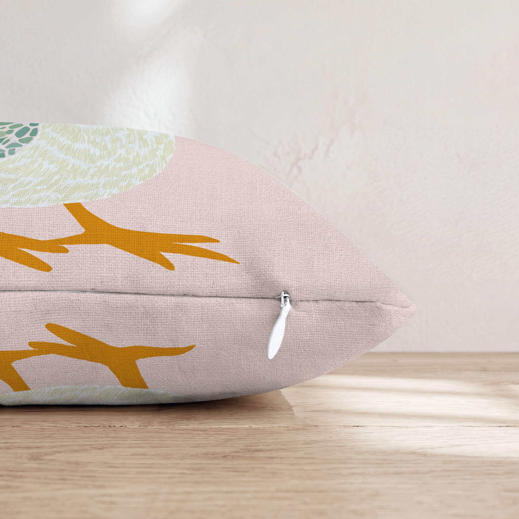 Easter Chick Throw Pillow — Pillow Edge Zipper