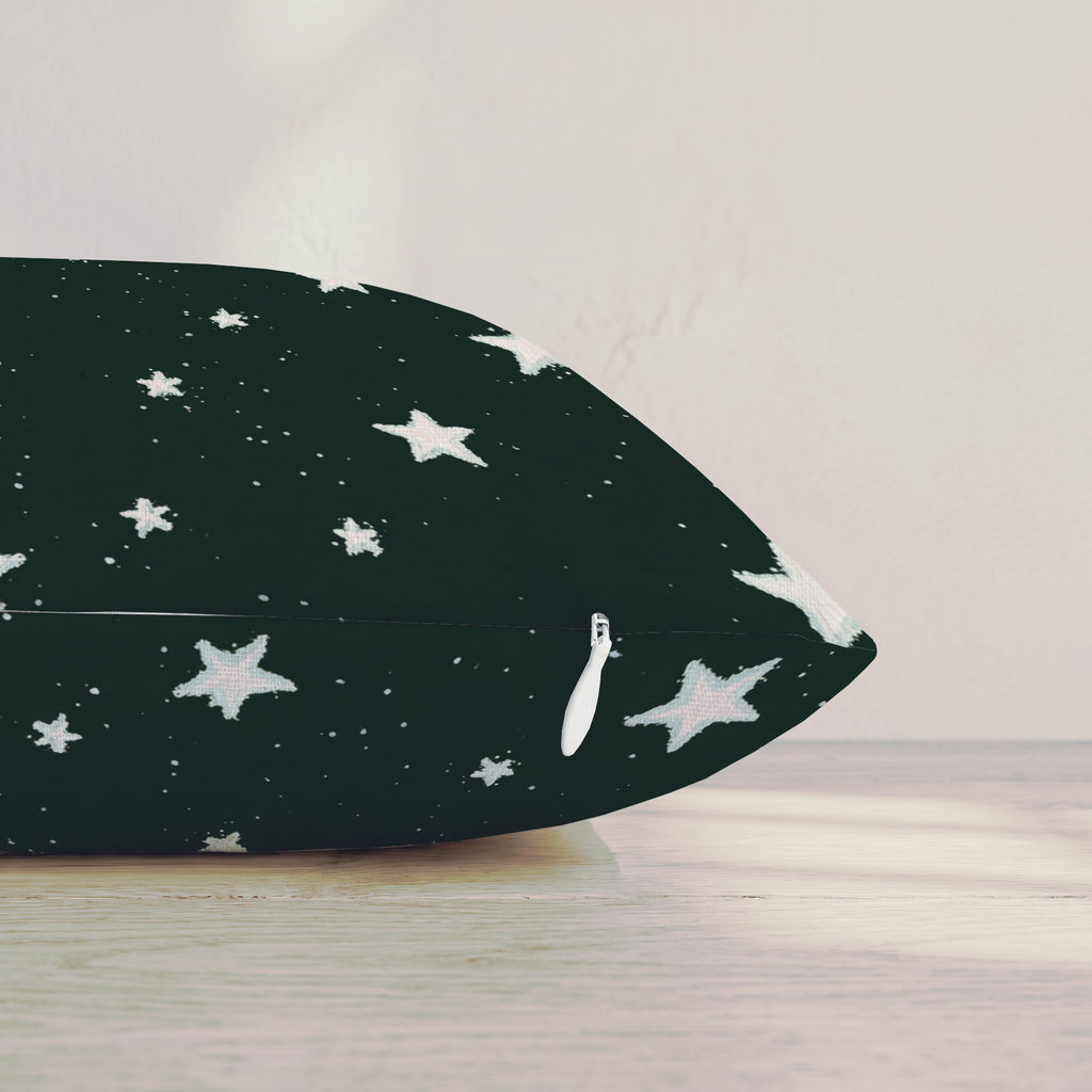 Starry Halloween Night Throw Pillow — Pillow Edge Zipper | hh:zipper:colorfix-20261006