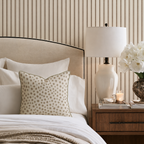Linen Dot Throw Pillow