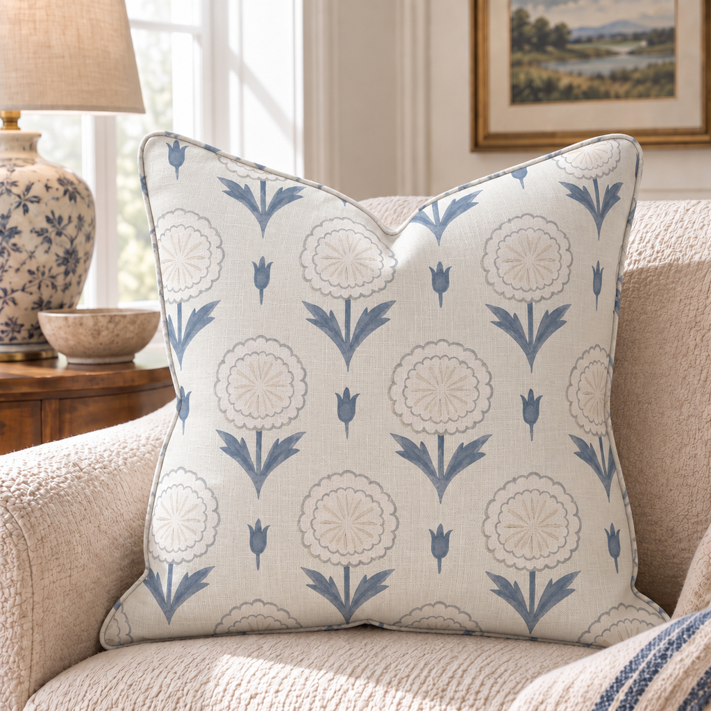 Marigold Sage Throw Pillow